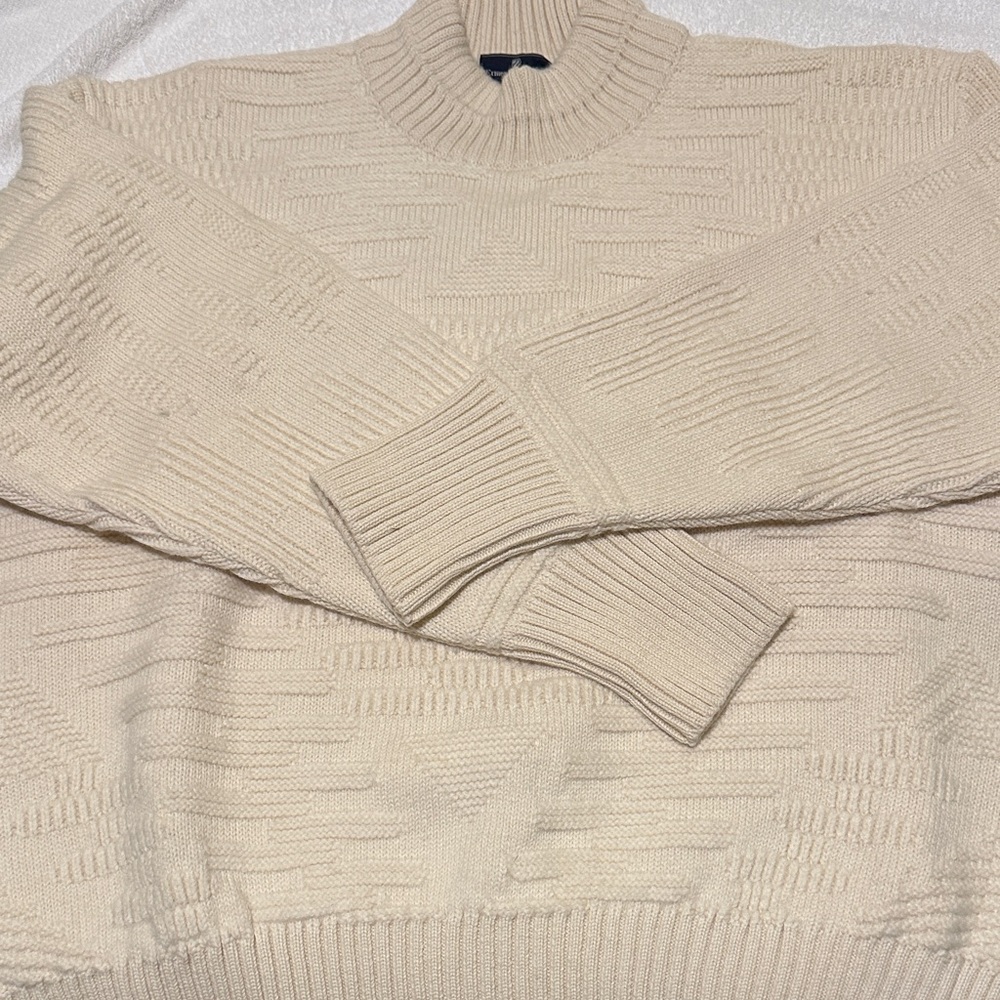 Ermenegildo Zegna Beige Turtleneck Sweater View 3
